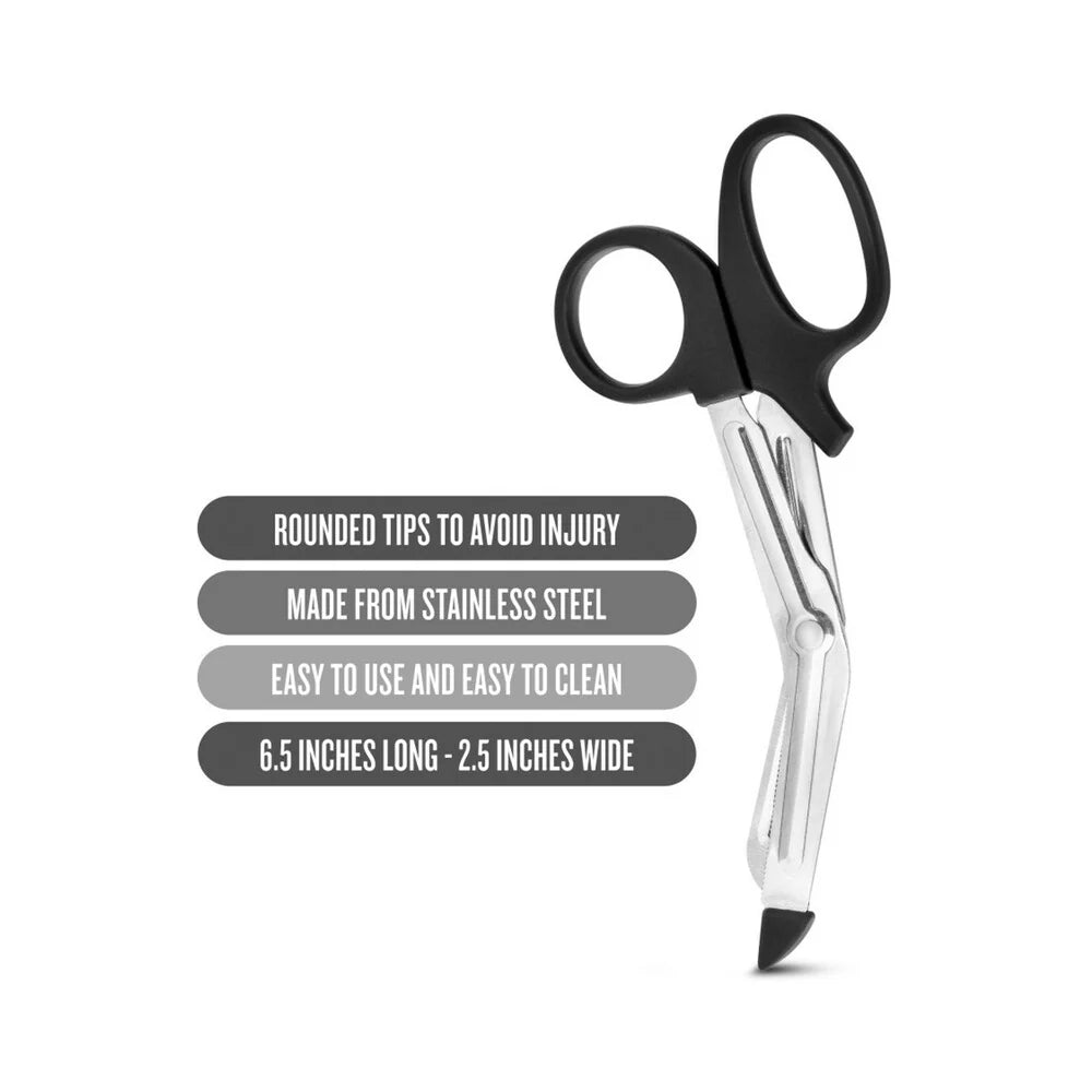 Bondage Safety Scissors Black
