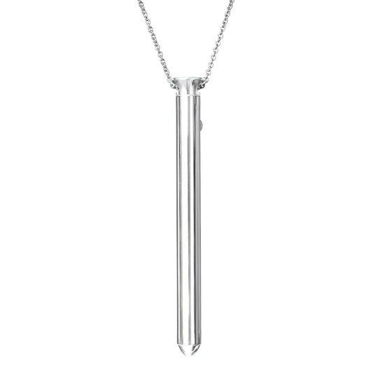 Crave Vesper 1 Vibrator Necklace -Silver