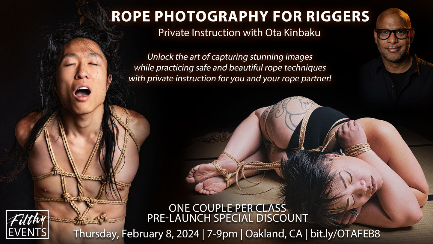 Rope Photography for Riggers with Ota Kinbaku