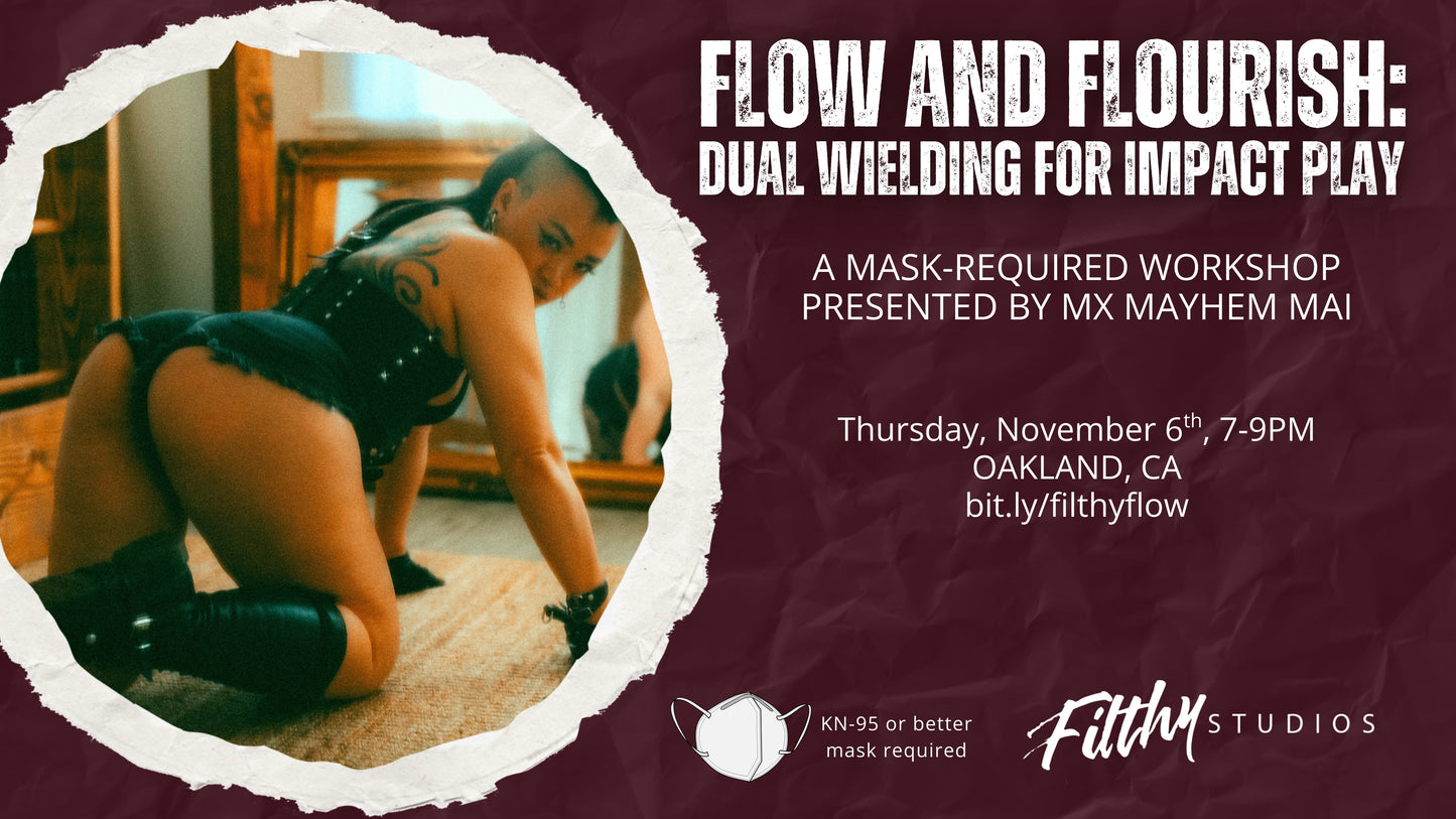 Flow and Flourish: Dual Wielding for Impact Play w/ Mx Mayhem Mai(masks required)