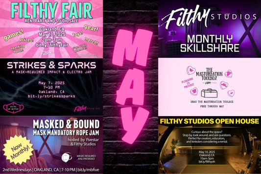 May at Filthy Studios: Events, Toys & Community