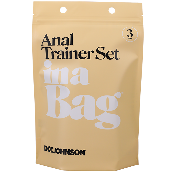 Doc Johnson 3-Piece Silicone Anal Plug Trainer Set