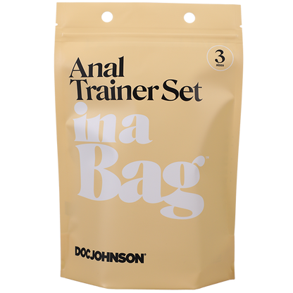 Doc Johnson 3-Piece Silicone Anal Plug Trainer Set