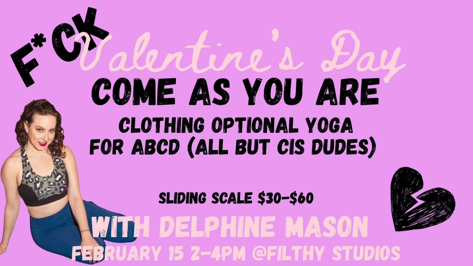 Anti-Valentine’s Day Yoga – Filthy Studios