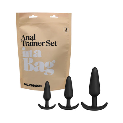 Doc Johnson 3-Piece Silicone Anal Plug Trainer Set